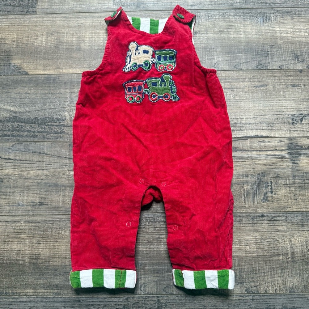 Nursery Rhymes Train Red Overalls